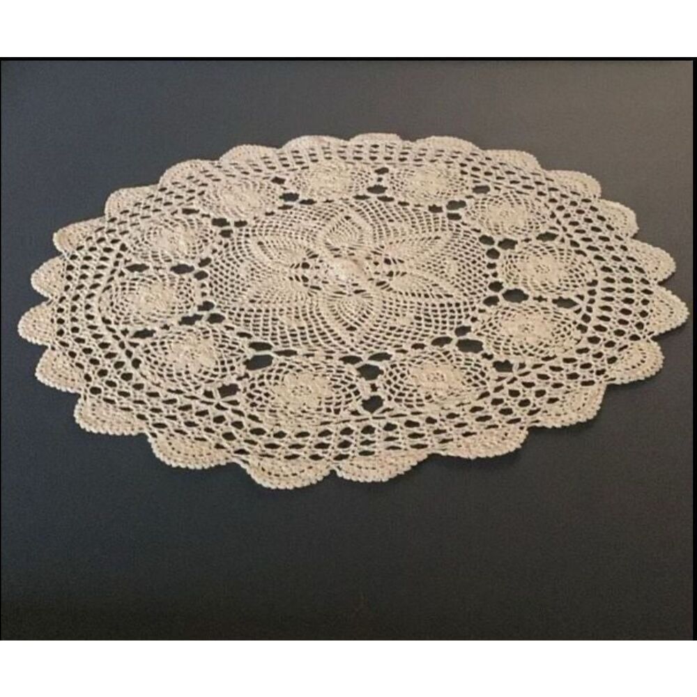 29” Crocheted Vintage Doily